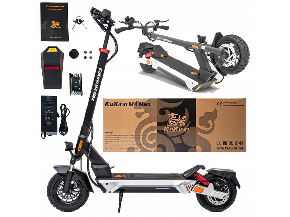 A Scooter Elétrica Dobrável Kukirin M4 Max