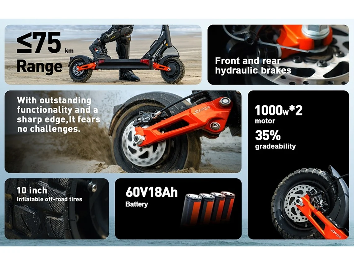 Scooter Elétrica Joyor T10 (3)