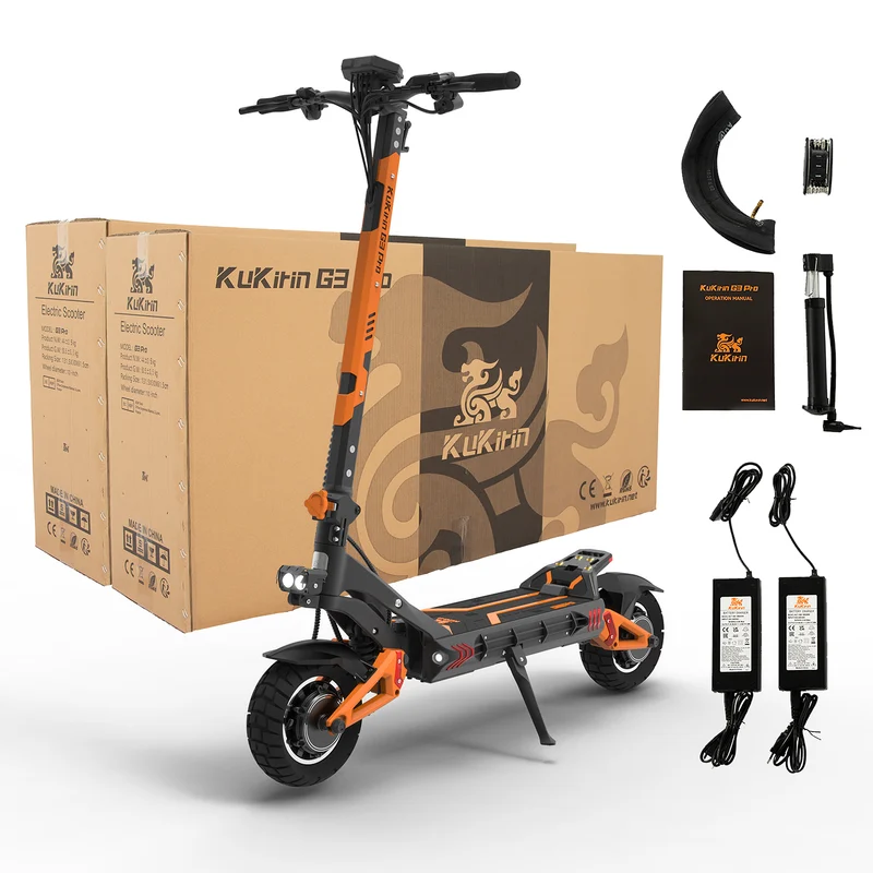 Scooter elétrica Kukirin G3 Pro, motor duplo