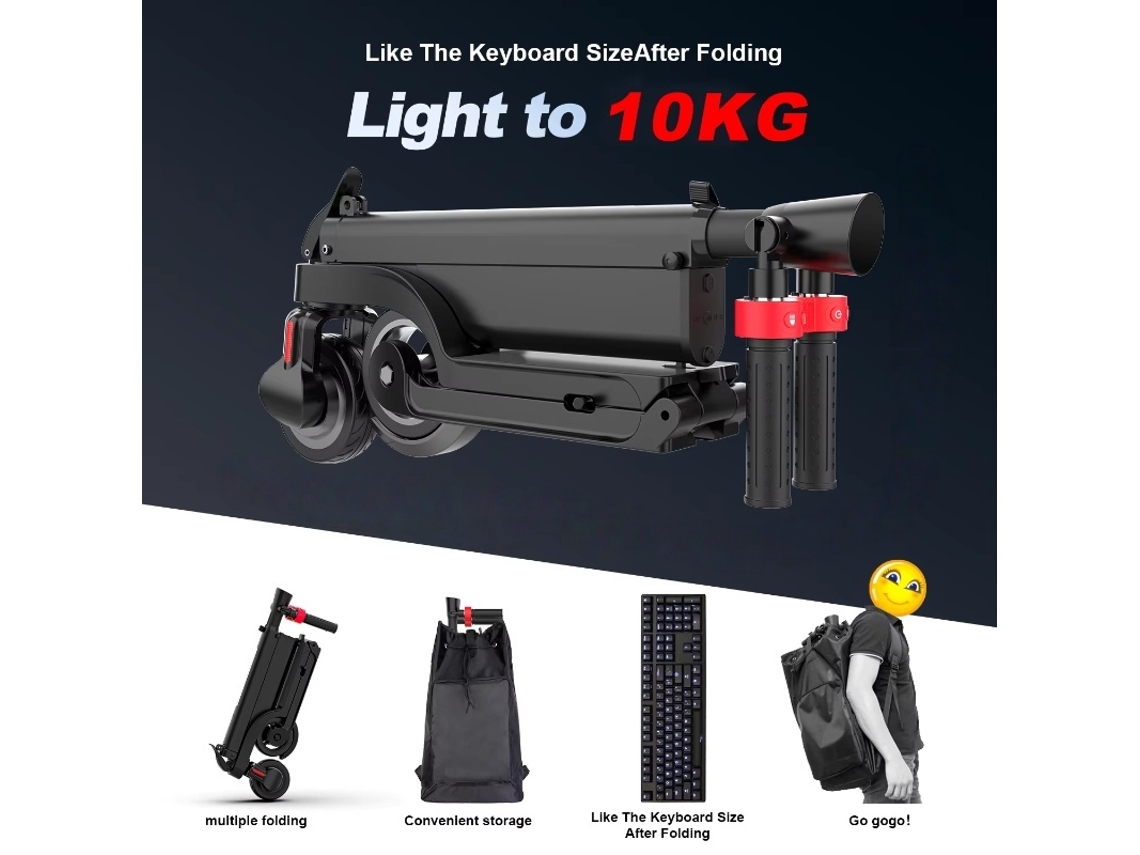 Trotinete Elétrica Dobrável X6 250w 36v