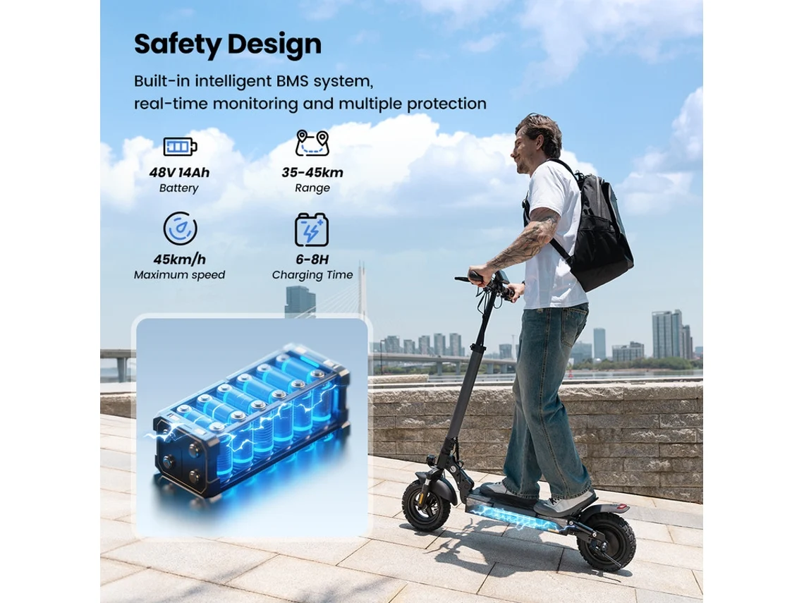 Trotinete Elétrica Iscooter W9 (2)