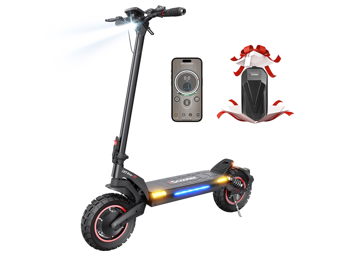Trotinete Elétrica Ix7 Pro 1000Wx2 48V 17.5Ah