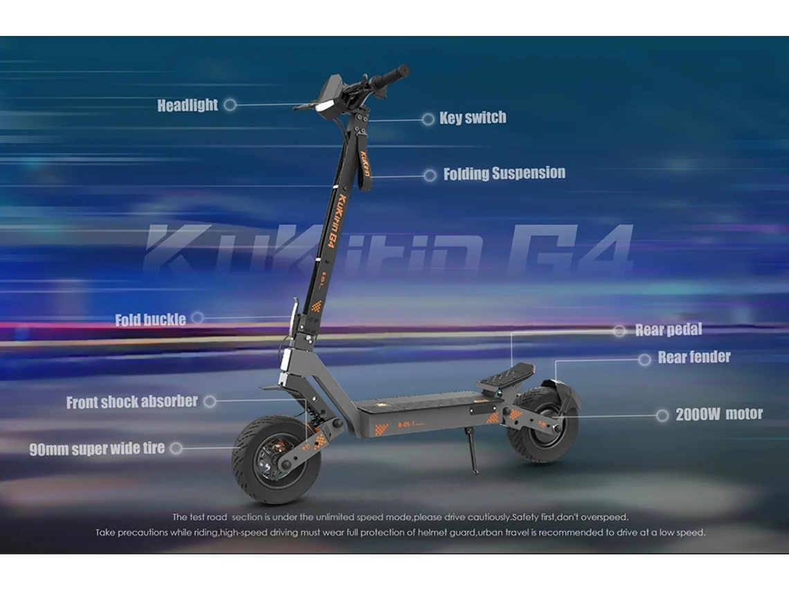 Trotinete Elétrica KUKIRIN G4 (5)