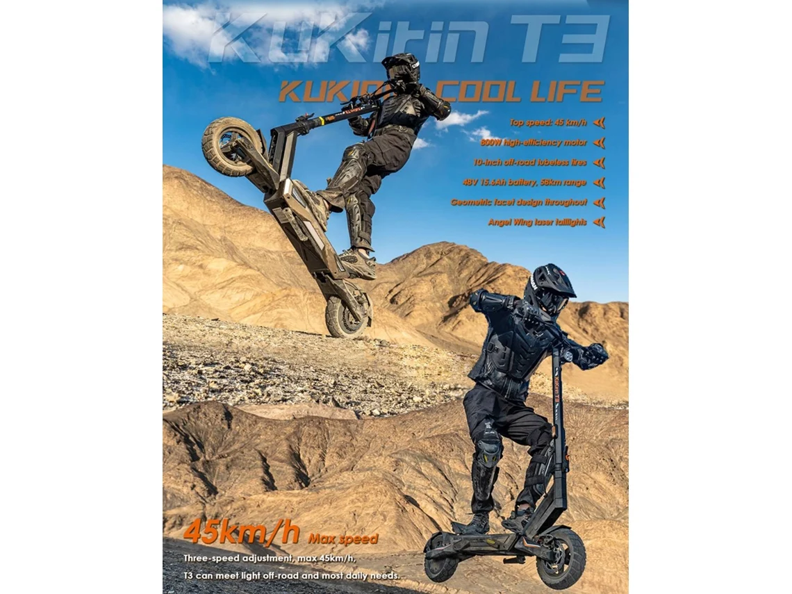 Trotinete Elétrica Kukirin T3 Motor 800w (1)