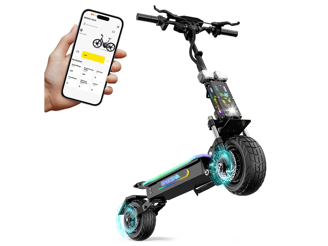 Trotinete Elétrica Todo o terreno FENGQS Gt7